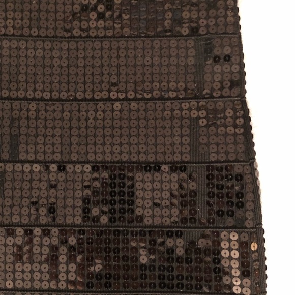 Anthro BB Dakota Black Sequin Bodycon Dress XS - Picture 4 of 5